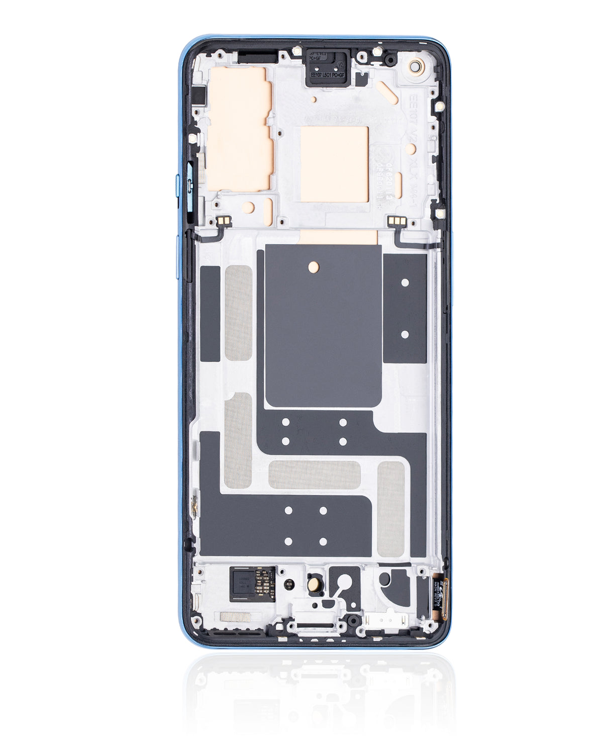 Replacement OLED Assembly With Frame Compatible For OnePlus 9 (North America) (Refurbished) (Arctic Sky)