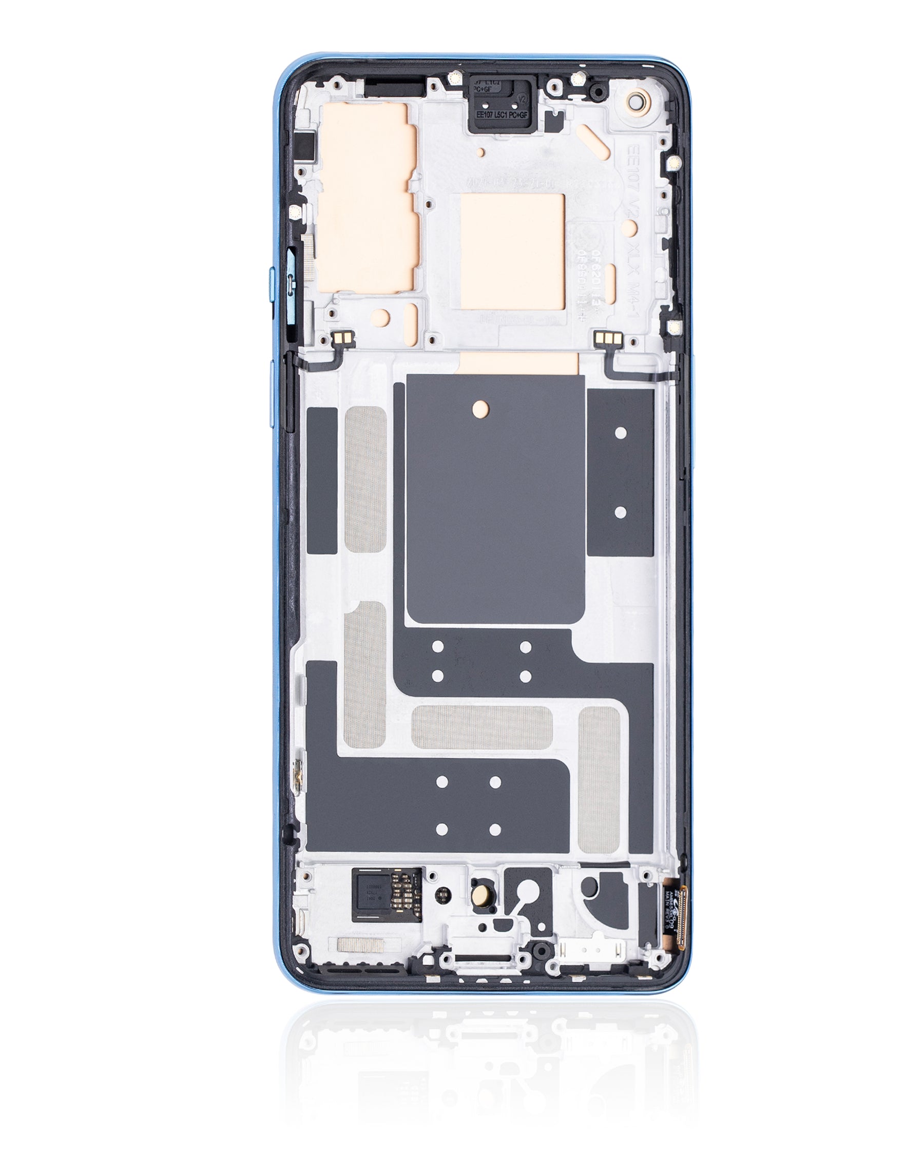 Replacement OLED Assembly With Frame Compatible For OnePlus 9 (North America) (Refurbished) (Arctic Sky)