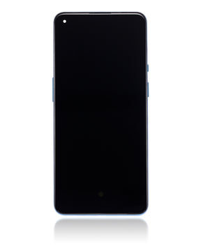 Replacement OLED Assembly With Frame Compatible For OnePlus 9 (International Version) (Refurbished) (Arctic Sky)