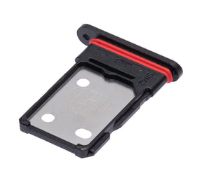 Dual Sim Card Tray Compatible For OnePlus 9 Replacement (Astral Black)