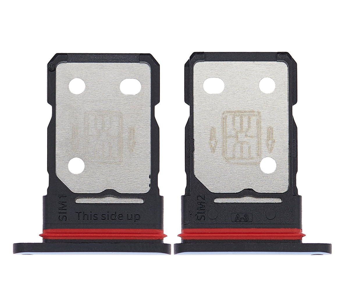 Dual Sim Card Tray Compatible For OnePlus 9 Replacement (Arctic Sky)