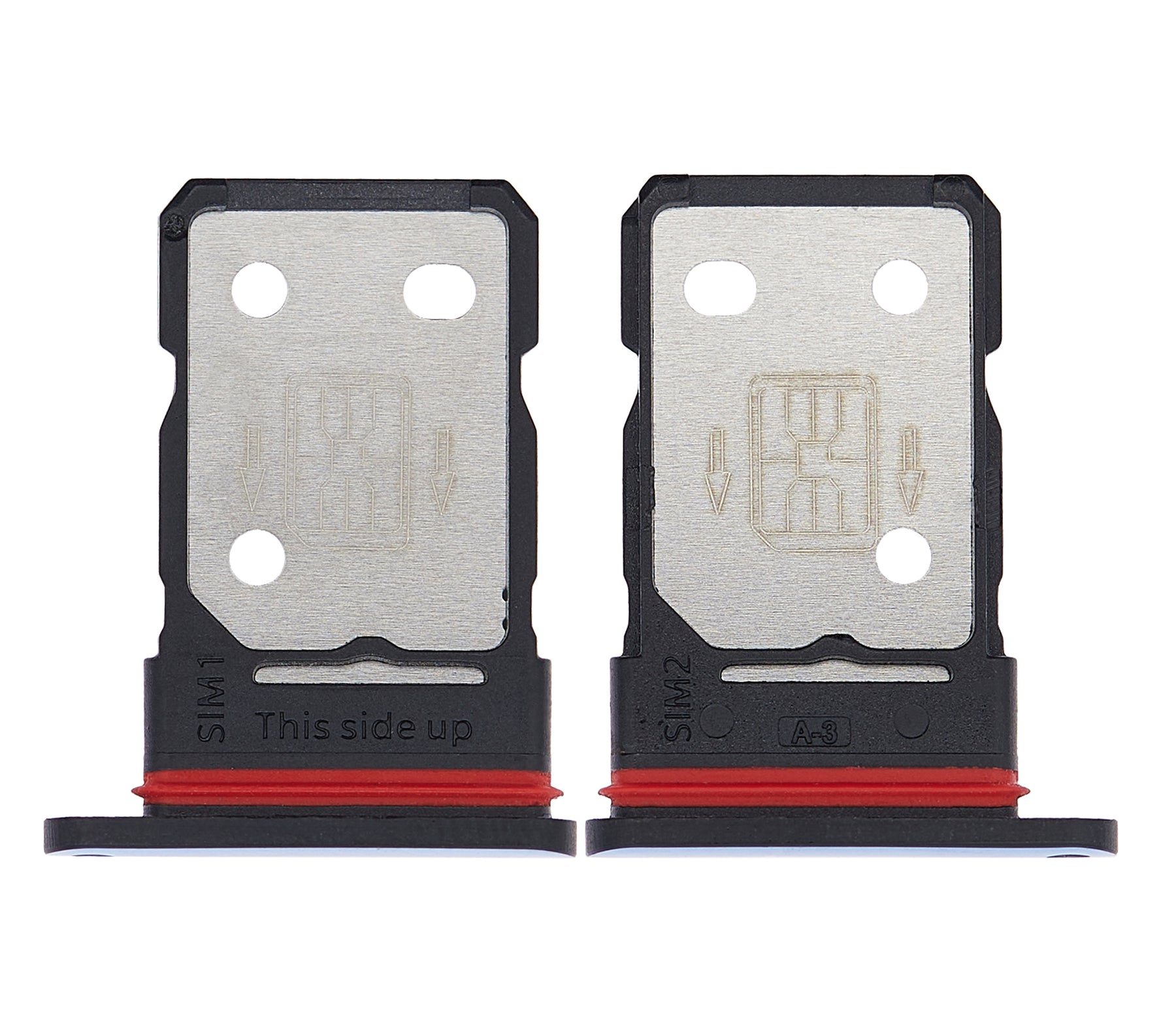 Dual Sim Card Tray Compatible For OnePlus 9 Replacement (Arctic Sky)