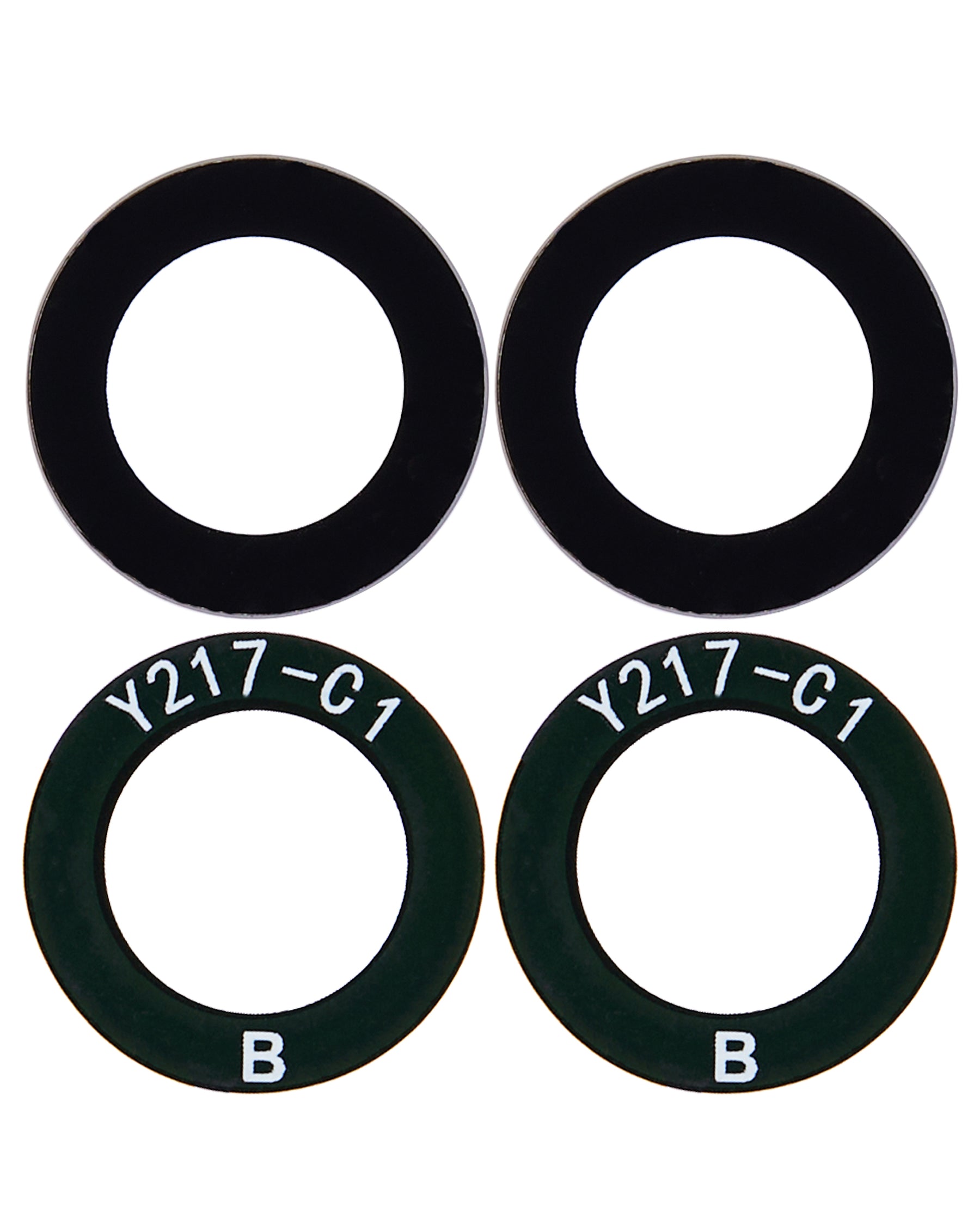 Replacement Back Camera Lens (Glass Only) With Adhesive Compatible For OnePlus 9R (All Colors) (2 Piece Set)