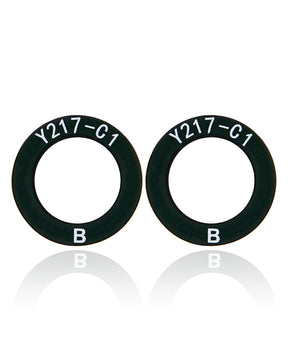 Replacement Back Camera Lens (Glass Only) With Adhesive Compatible For OnePlus 9R (All Colors) (2 Piece Set)