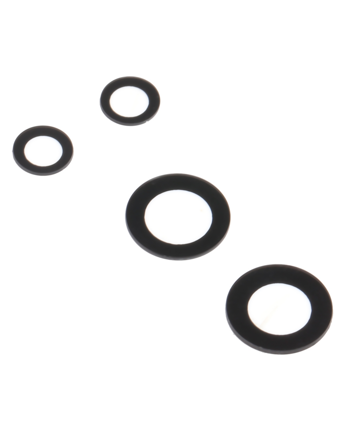 Replacement Back Camera Lens (Glass Only) With Adhesive Compatible For OnePlus 9R (3 Piece Set)