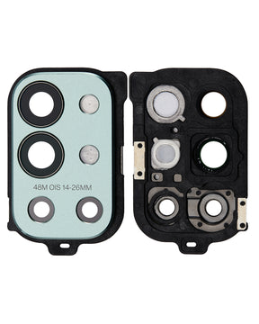 Back Camera Lens With Bracket Compatible For OnePlus 9R Replacement by macfactory.in (Green)