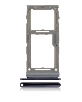 Single Sim Card Tray Replacement Compatible For Samsung Galaxy A71 5G (A716 / 2020) (Prism Cube Black)