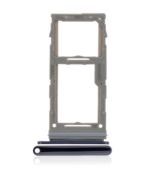 Single Sim Card Tray Replacement Compatible For Samsung Galaxy A71 5G (A716 / 2020) (Prism Cube Black)