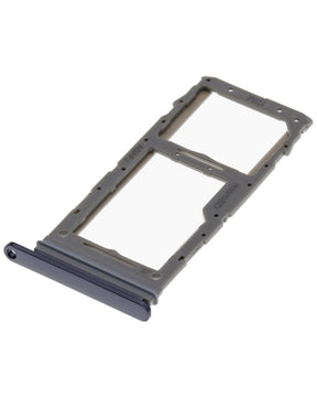 Single Sim Card Tray Replacement Compatible For Samsung Galaxy A71 5G (A716 / 2020) (Prism Cube Black)