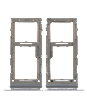 Replacement Single Sim Card Tray Compatible For Samsung Galaxy A71 5G (A716 / 2020) (Prism Cube Silver)