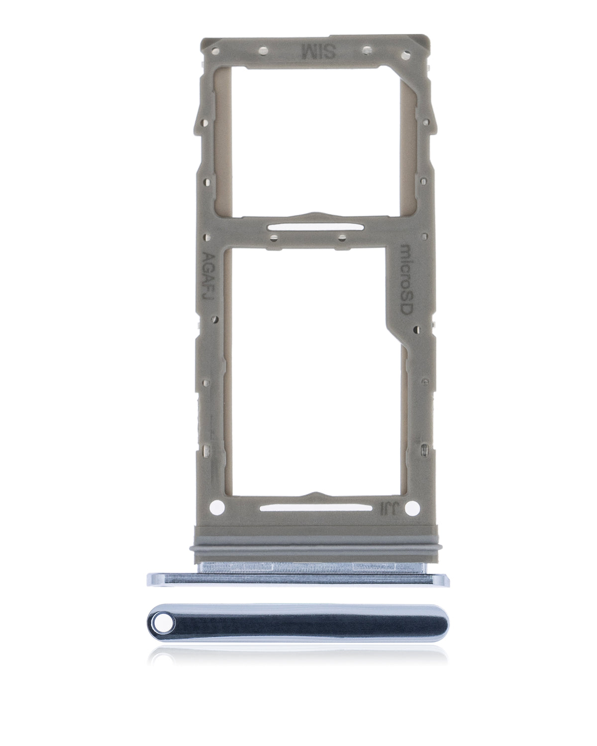 Single Sim Card Tray Replacement  Compatible For Samsung Galaxy A71 5G (A716 / 2020) (Prism Cube Blue)