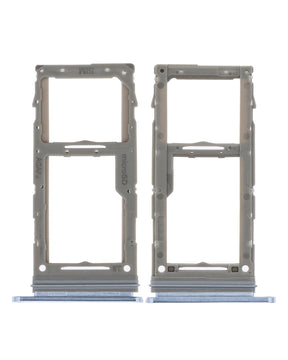 Single Sim Card Tray Replacement  Compatible For Samsung Galaxy A71 5G (A716 / 2020) (Prism Cube Blue)