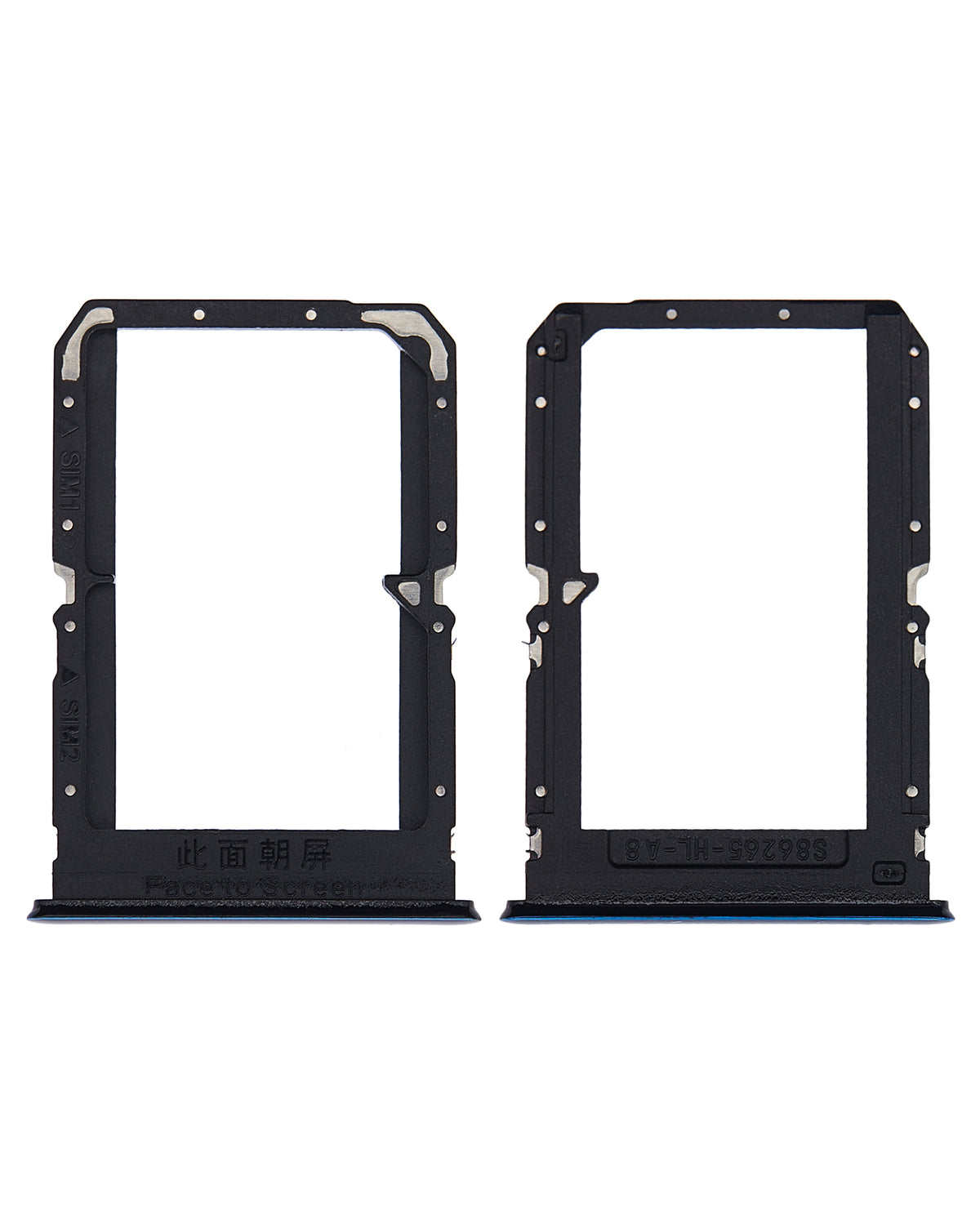 Replacement Dual Sim Card Tray Compatible For OnePlus Nord CE 5G (Blue Void)