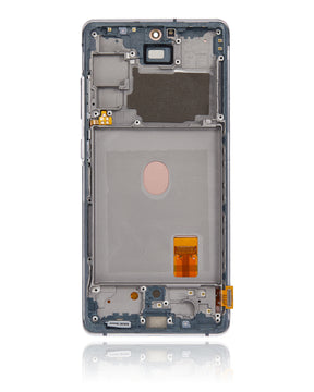 OLED Assembly With Frame Compatible For Samsung Galaxy S20 FE 4G / 5G Replacement  (Vemake) (Cloud White)