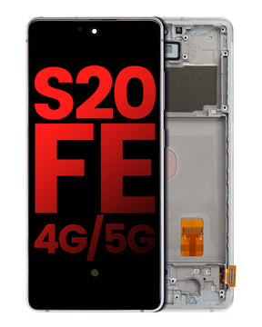 Replacement OLED Assembly With Frame Compatible For Samsung Galaxy S20 FE 4G / 5G (Vemake) (Cloud Mint)