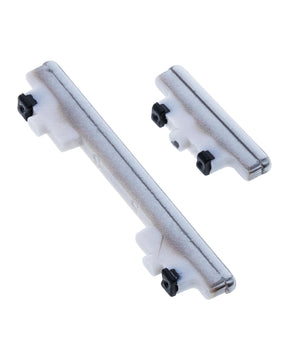Replacement Hard Buttons (Power / Volume) Compatible For Samsung Galaxy S20 FE 4G / 5G (Cloud White)