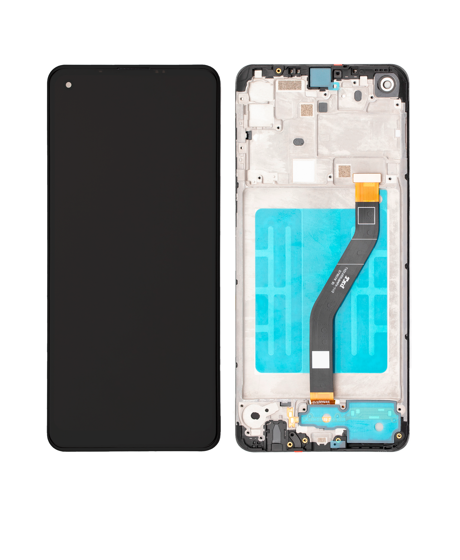 LCD Assembly With Frame Compatible For Samsung Galaxy A21 (A215 / 2020) (All Colors) (Refurbished)