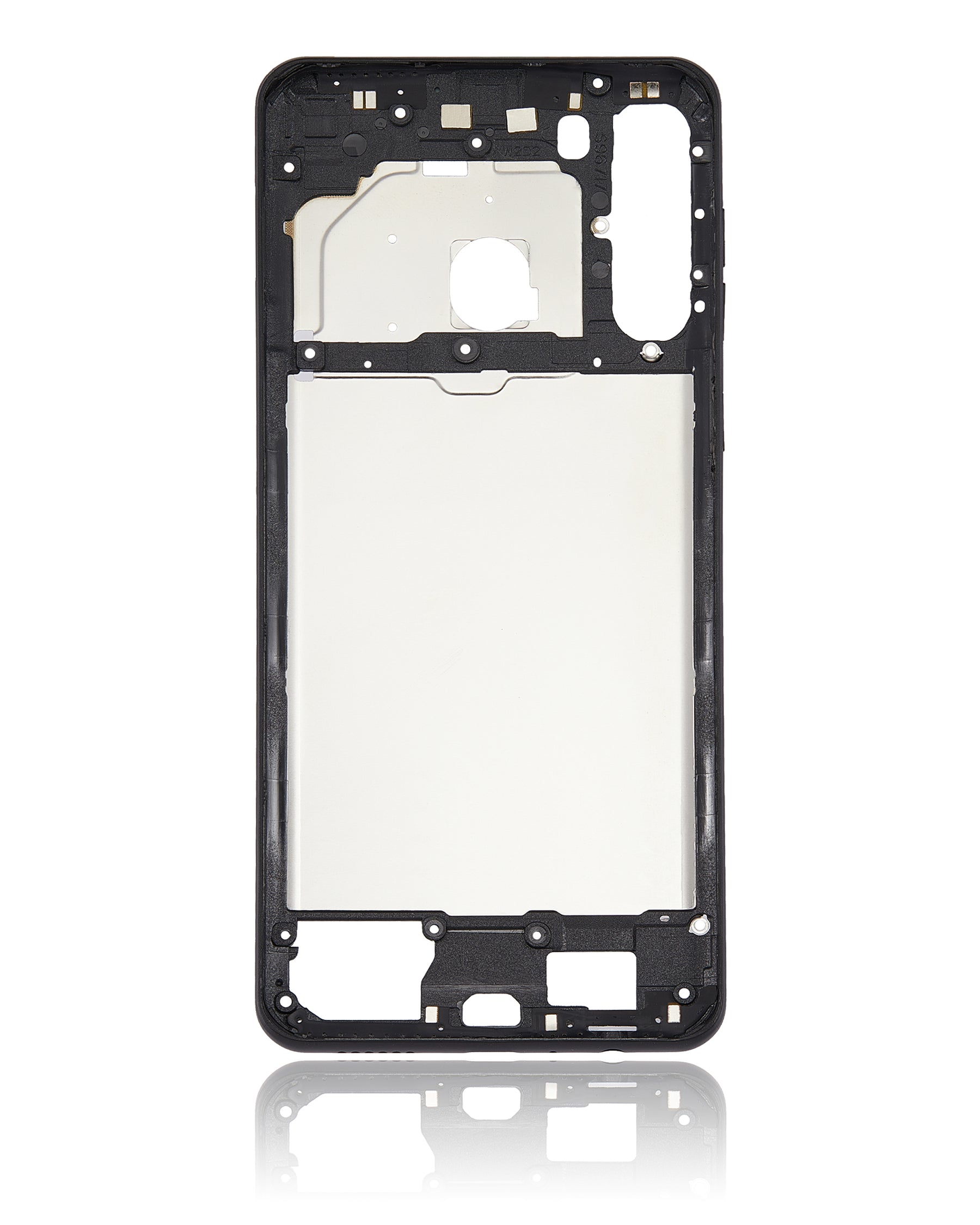 Mid-Frame Housing Compatible For Samsung Galaxy A21 (A215 / 2020) (Black)