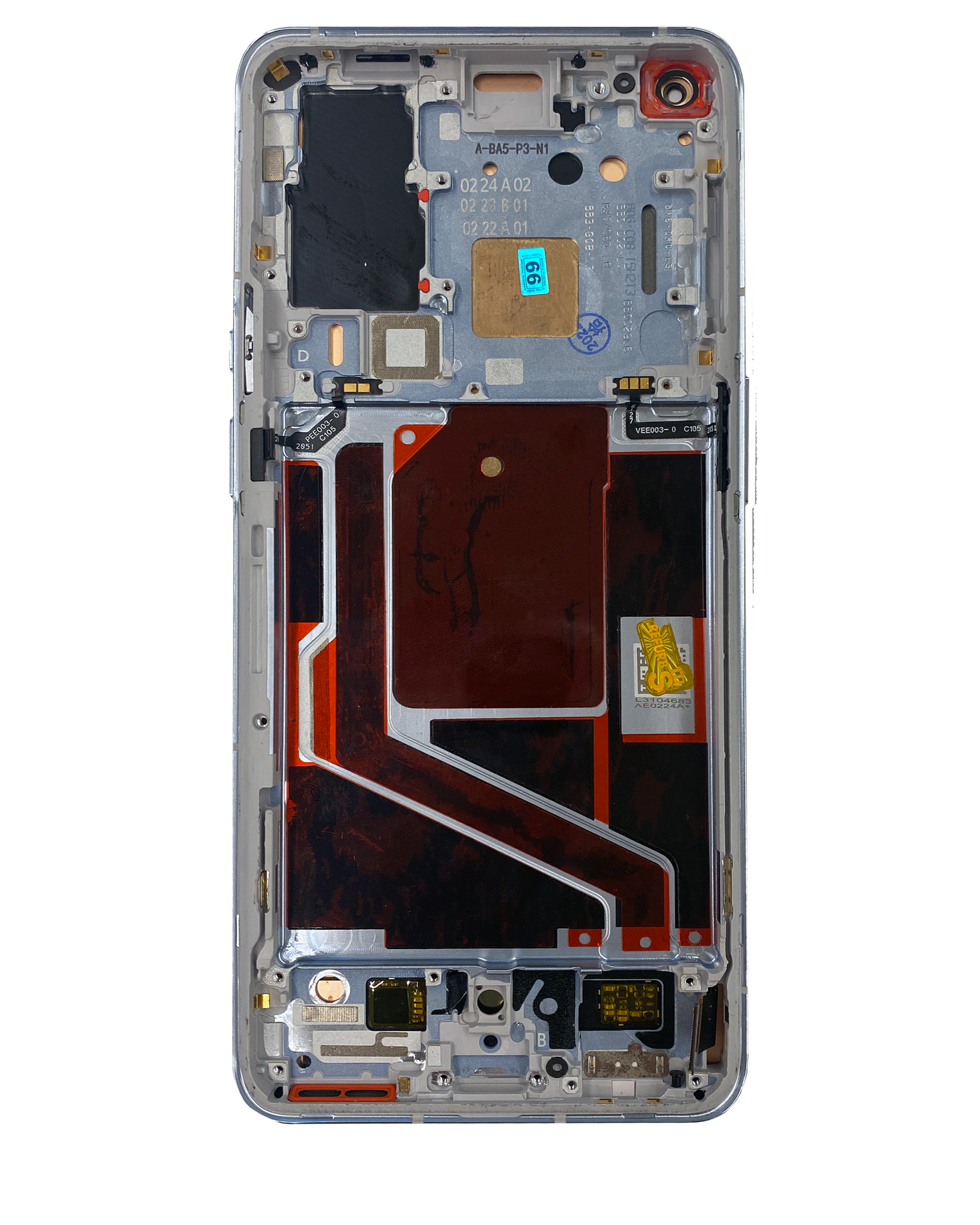 Replacement OLED Assembly With Frame Compatible For OnePlus 9 Pro (Non-Verizon 5G UW Frame) (Refurbished) (Morning Mist)