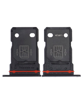 Replacement Dual Sim Card Tray Compatible For OnePlus 9 Pro (Stellar Black)