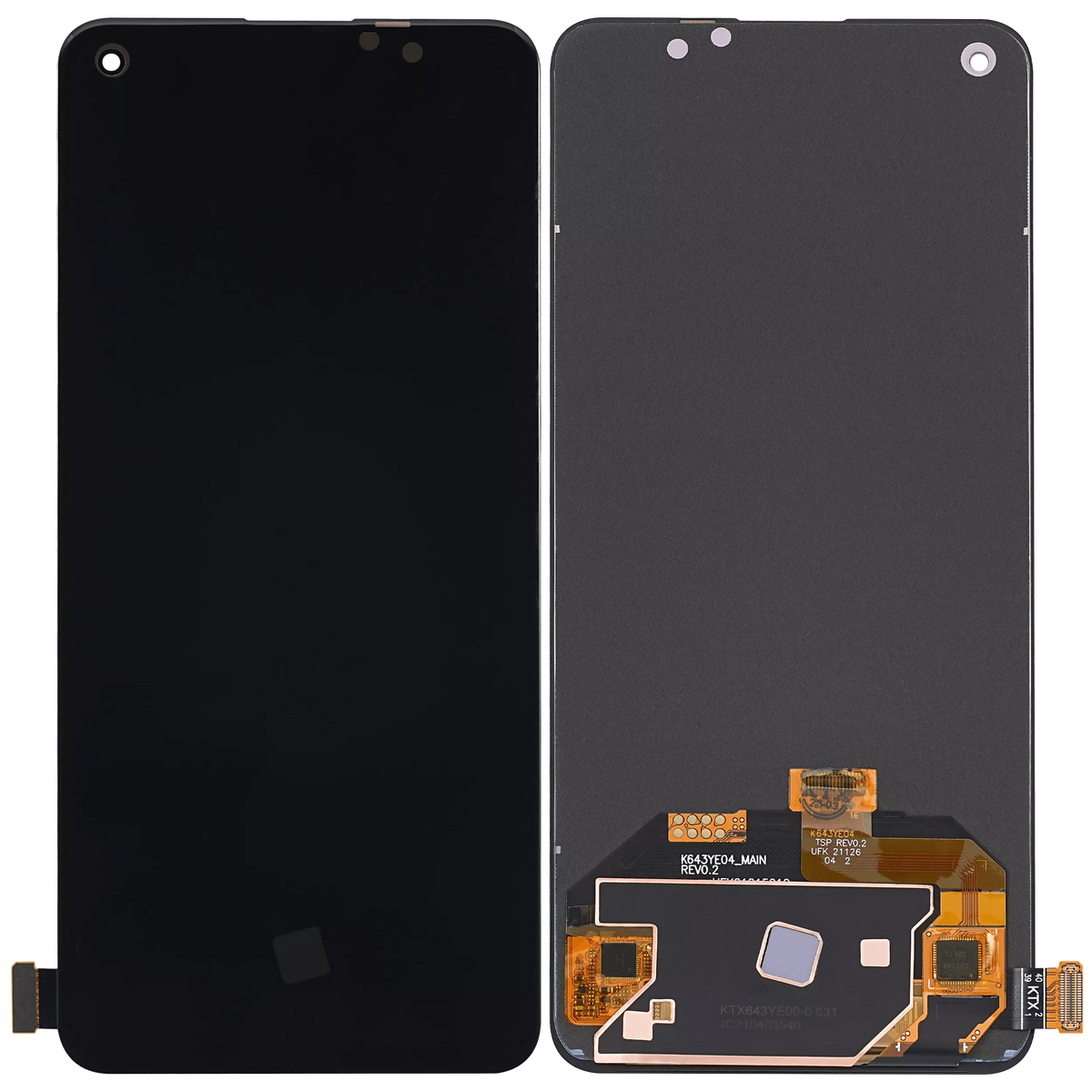 Replacement OLED Assembly Without Frame Compatible For OnePlus Nord 2 5G / Nord CE 5G (Vemake) (All Colors)