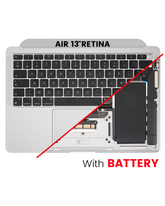 Top Case Assembly With Battery And Keyboard Compatible For MacBook Air 13" Retina (A2337 / Late 2020) (Used OEM Pull: Grade A) (US Keyboard) (Space Gray)