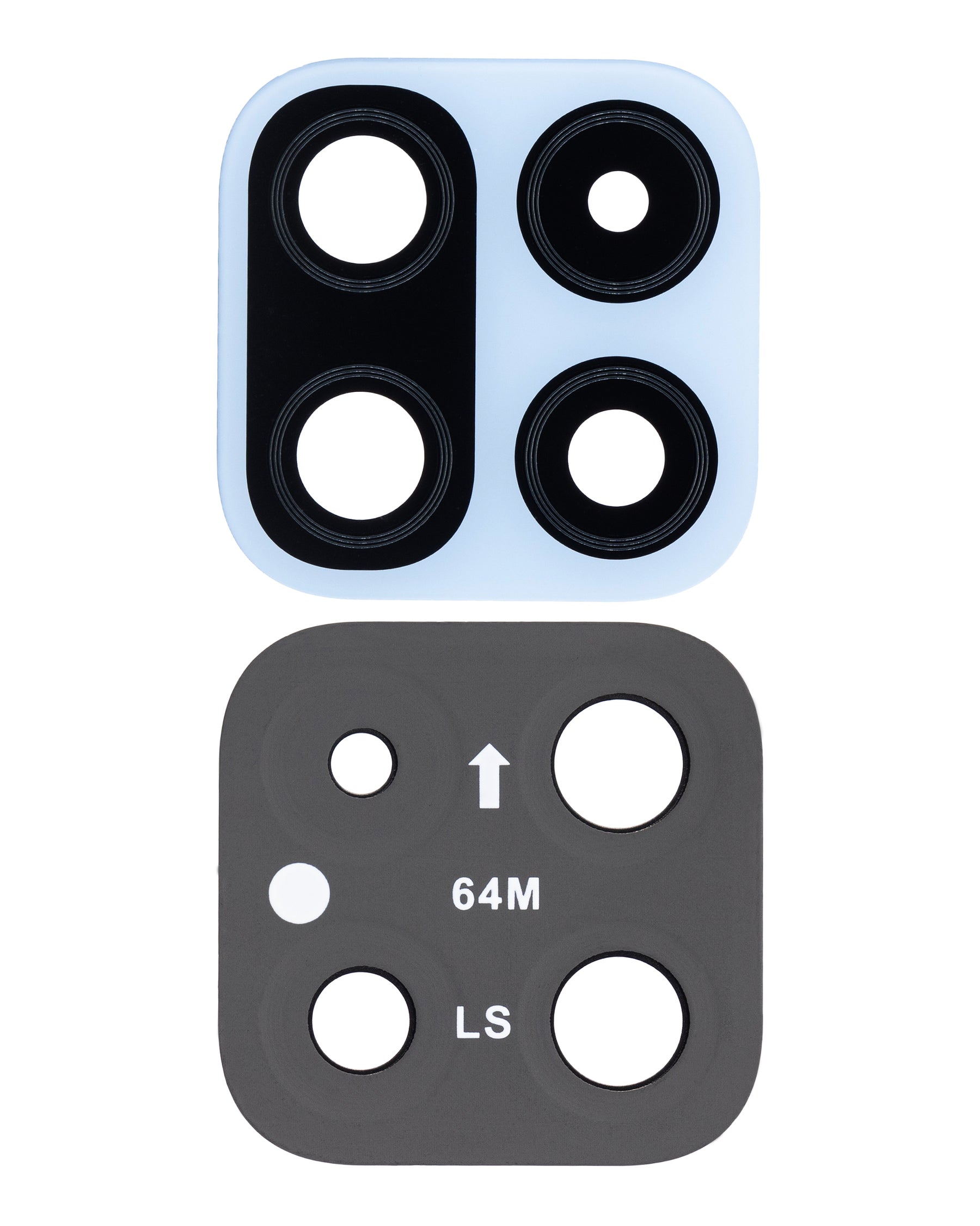 Back Camera Lens (Glass Only) With Adhesive Compatible For Samsung Galaxy F42 5G (E426 / 2021) (Matte Aqua)