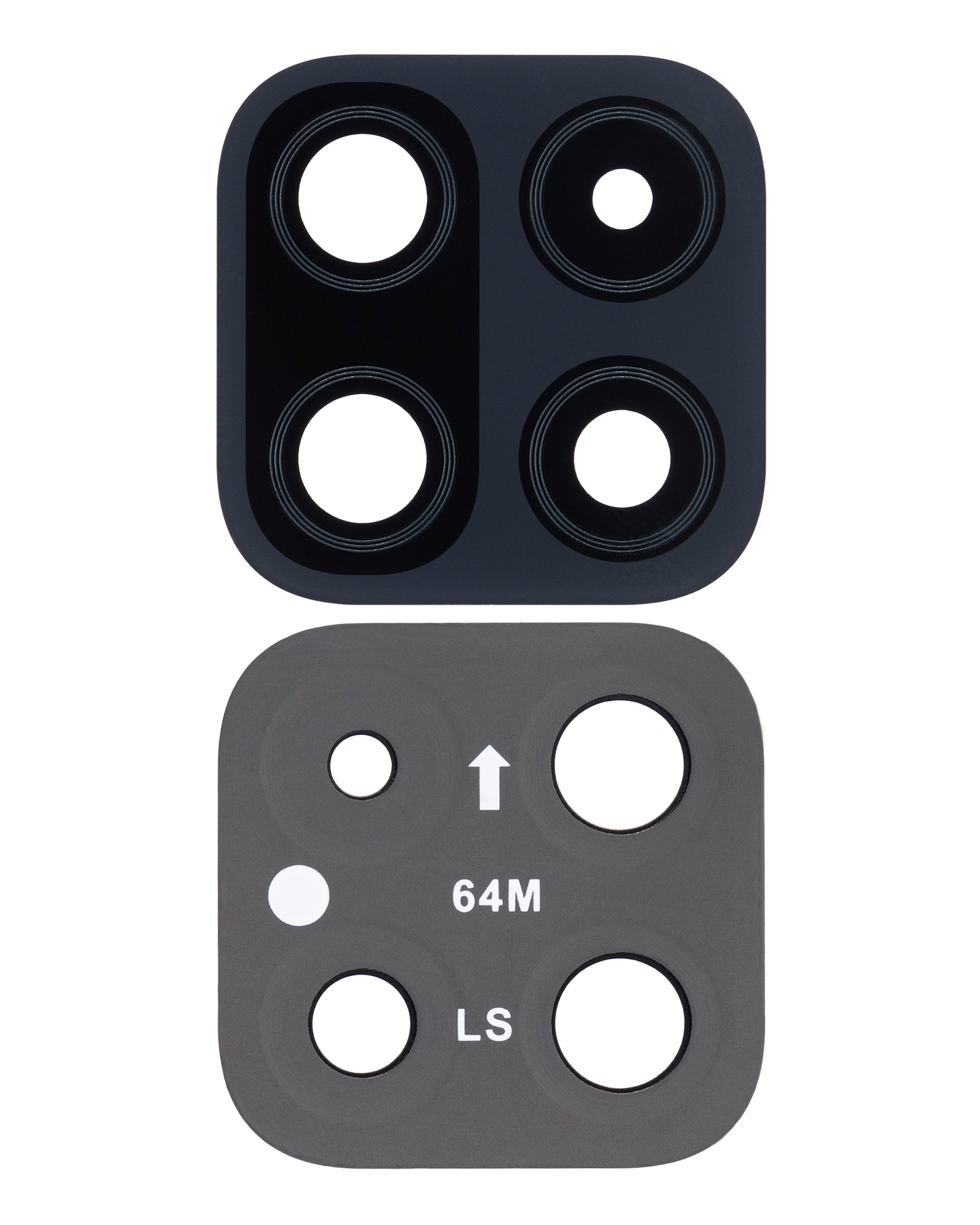 Back Camera Lens (Glass Only) With Adhesive Compatible For Samsung Galaxy F42 5G (E426 / 2021) (Matte Black)