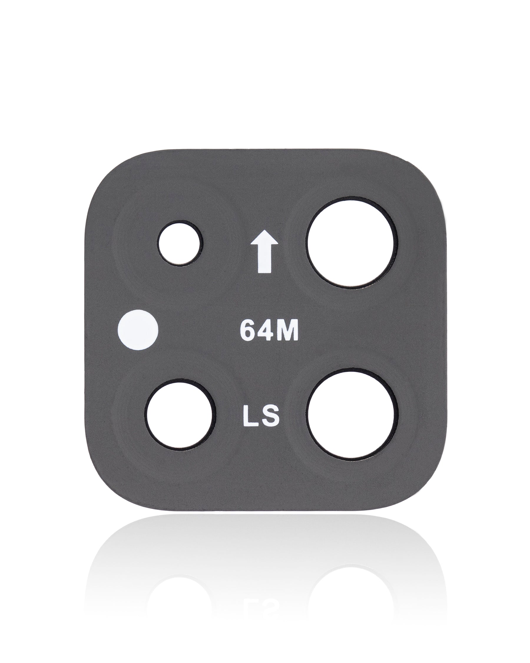 Back Camera Lens (Glass Only) With Adhesive Compatible For Samsung Galaxy F42 5G (E426 / 2021) (Matte Black)