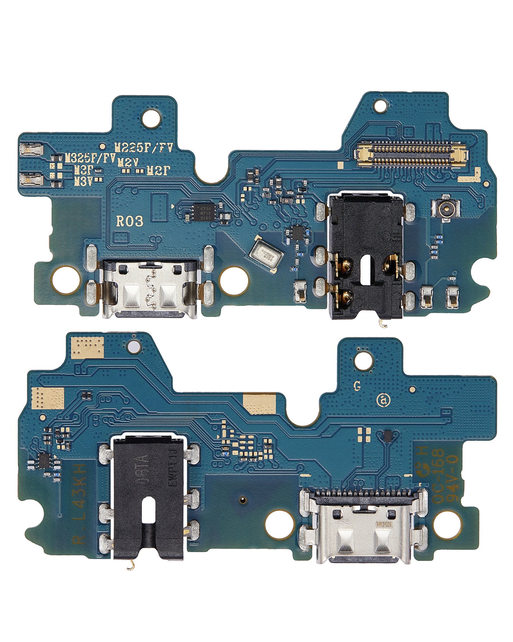 Charging Port Board With Headphone Jack Compatible For Samsung Galaxy M22 (M235 / 2021) / M32 (M325 / 2021) (Premium)