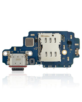 Charging Port Board With Sim Card Reader Compatible For Samsung Galaxy S22 Ultra 5G Replacement(US Version)