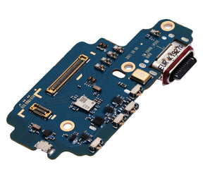Charging Port Board With Sim Card Reader Compatible For Samsung Galaxy S22 Ultra 5G Replacement (S908B/N) (International Version)