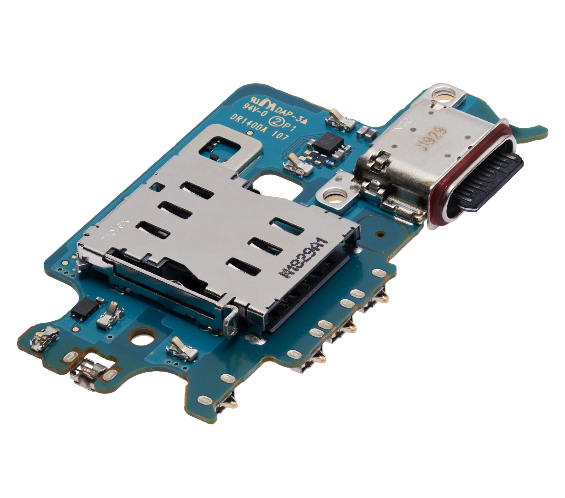 Charging Port Board With Sim Card Reader Compatible For Samsung Galaxy S22 5G Replacement (S901U) (US Version)