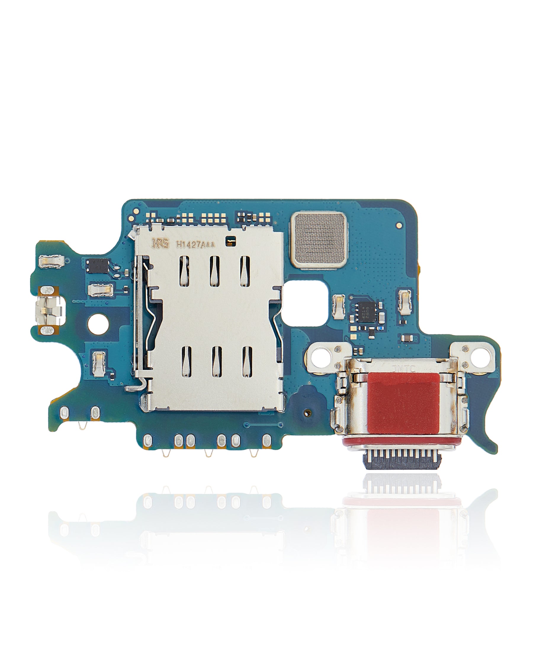 Charging Port Board With Sim Card Reader Compatible For Samsung Galaxy S22 5G (S901B) (International Version) (Premium)
