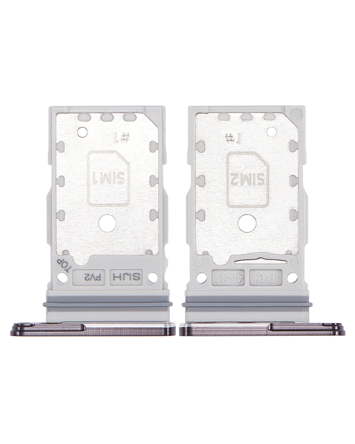 Dual Sim Card Tray Compatible For Samsung Galaxy S22 Ultra  Replacement (Phantom Black)