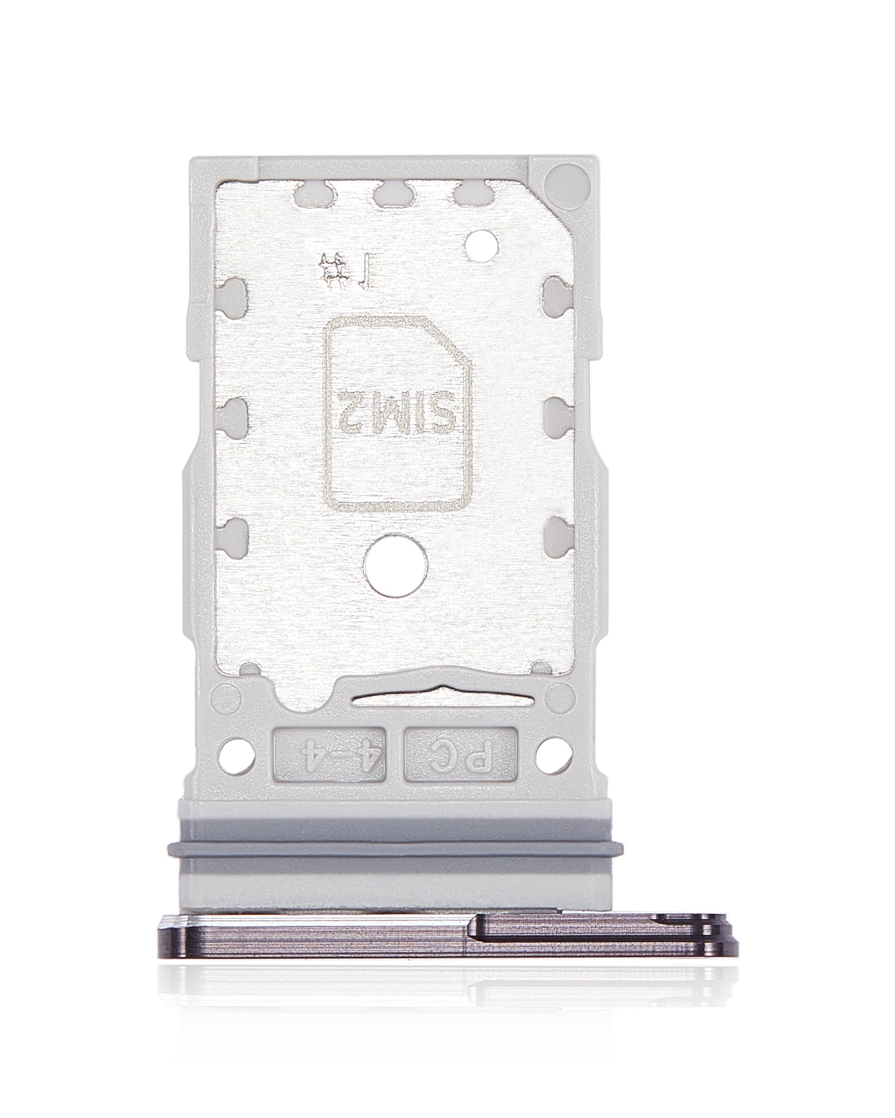 Dual Sim Card Tray Compatible For Samsung Galaxy S22 Ultra  Replacement (Phantom Black)