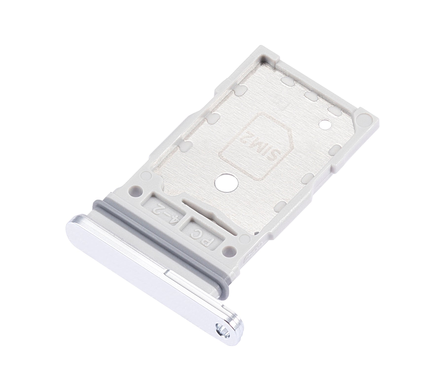 Replacement Dual Sim Card Tray Compatible For Samsung Galaxy S22 Ultra (White)