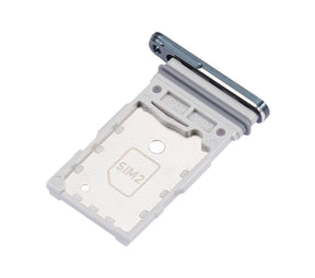 Dual Sim Card Tray Compatible For Samsung Galaxy S22 Ultra Replacement(Green)