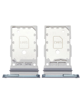 Dual Sim Card Tray Replacement Compatible For Samsung Galaxy S22 / S22 Plus (Green)