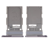 Replacement Single Sim Card Tray Compatible For Samsung Galaxy S22 Ultra 5G by MacFactory.Store (Phantom Black)