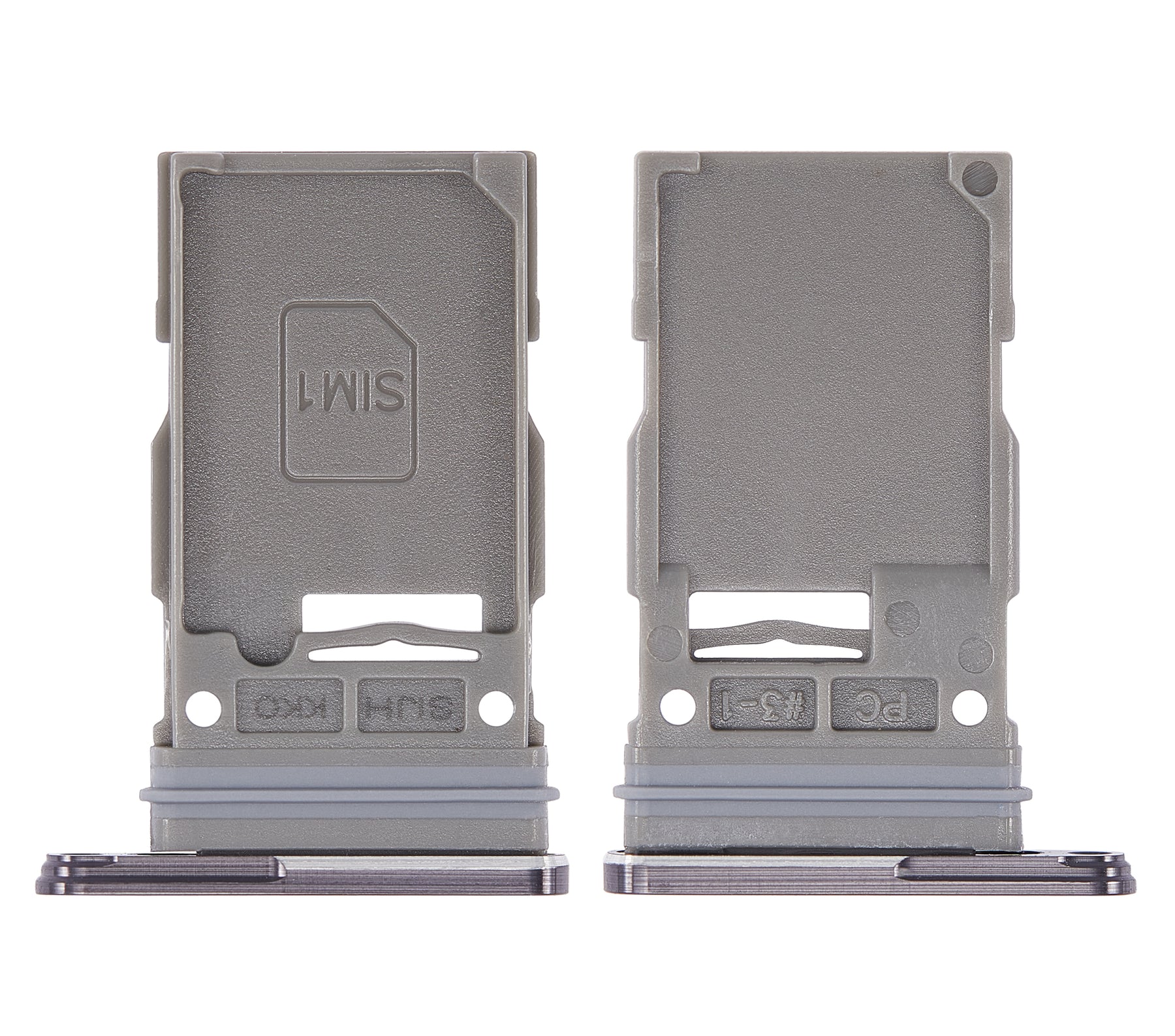 Replacement Single Sim Card Tray Compatible For Samsung Galaxy S22 Ultra 5G by MacFactory.Store (Phantom Black)