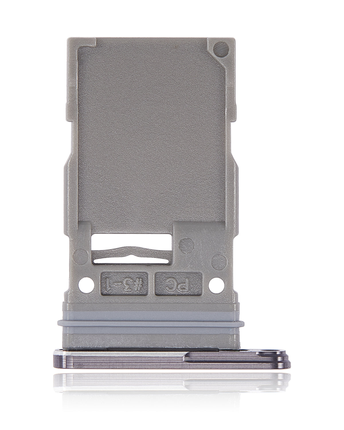 Replacement Single Sim Card Tray Compatible For Samsung Galaxy S22 Ultra 5G by MacFactory.Store (Phantom Black)