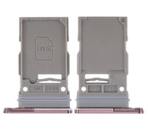 Single Sim Card Tray Compatible For Samsung Galaxy S22 Ultra 5G Replacement(Burgundy)