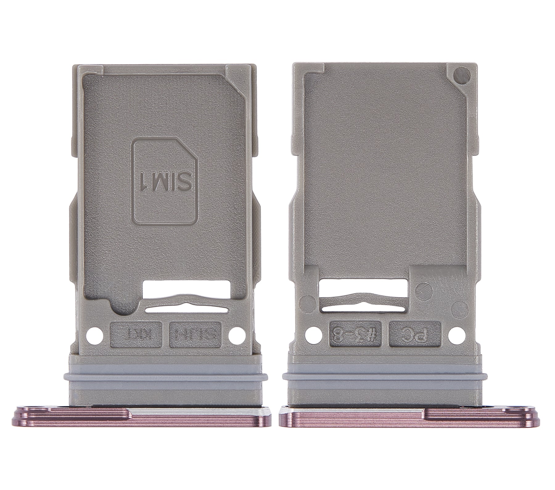 Single Sim Card Tray Compatible For Samsung Galaxy S22 Ultra 5G Replacement(Burgundy)