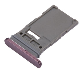 Single Sim Card Tray Compatible For Samsung Galaxy S22 Ultra 5G Replacement(Burgundy)