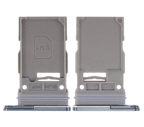 Single Sim Card Tray Compatible For Samsung Galaxy S22 Ultra 5G Replacement (Green)