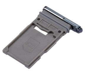 Single Sim Card Tray Compatible For Samsung Galaxy S22 Ultra 5G Replacement (Green)