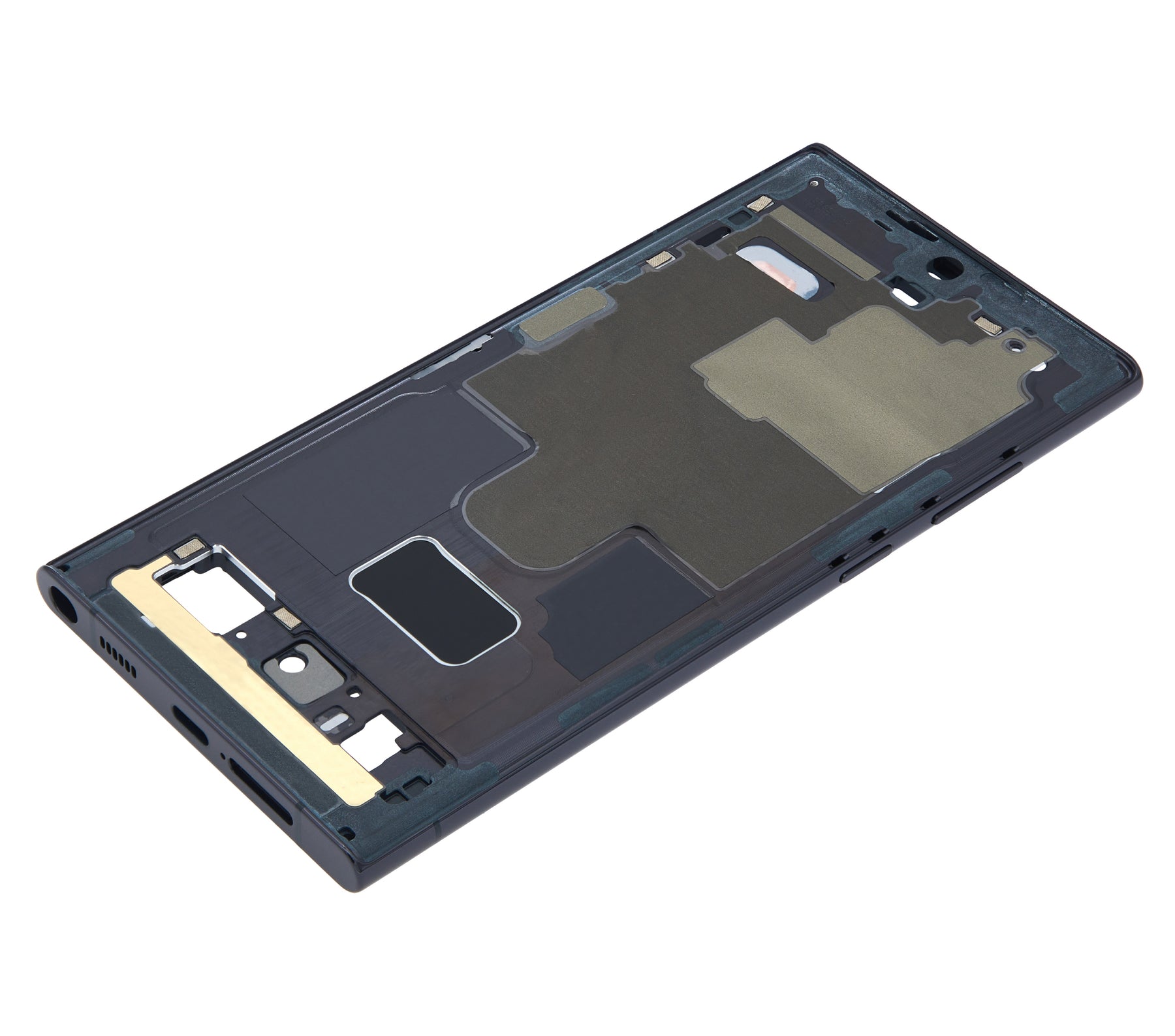 Mid-Frame Housing Compatible For Samsung Galaxy S22 Ultra 5G Replacement(International Version) (Phantom Black)