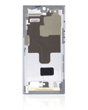 Mid-Frame Housing Compatible For Samsung Galaxy S22 Ultra 5G Replacement (International Version) (White)