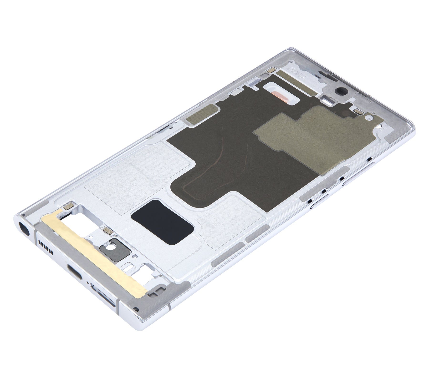 Mid-Frame Housing Compatible For Samsung Galaxy S22 Ultra 5G Replacement (International Version) (White)